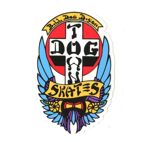 Dogtown Sticker 4" Bull Dog OG 70s 