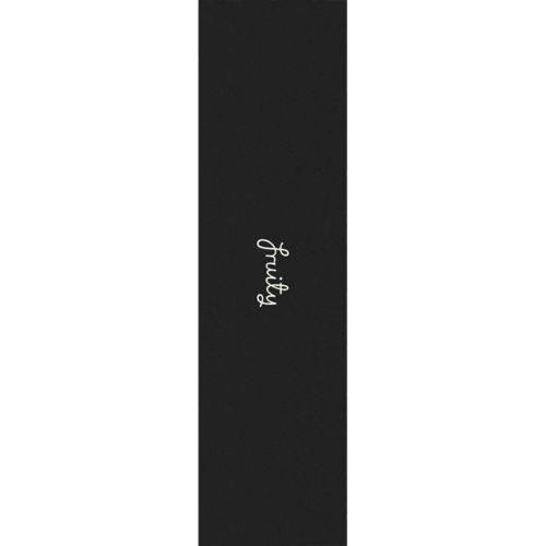Fruity Griptape (9"x33") Black w/Uranium Logo (Glow in the Dark) Single Sheet