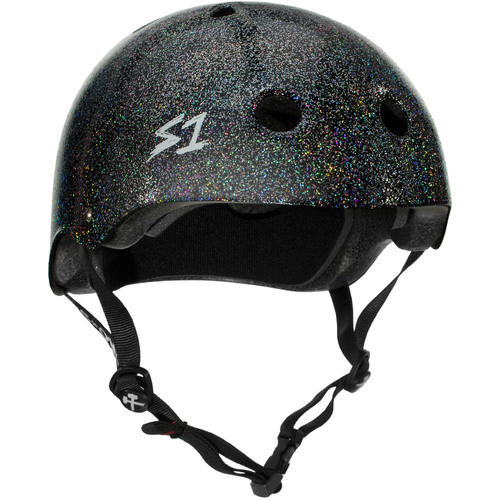 S-One Helmet Mega Lifer Black Gloss Glitter