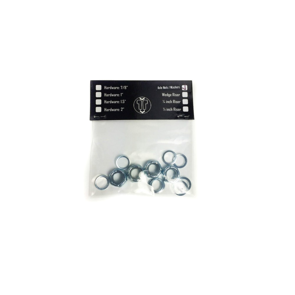 Trinity Axle Pack 4 x Nuts and 8 x Washers