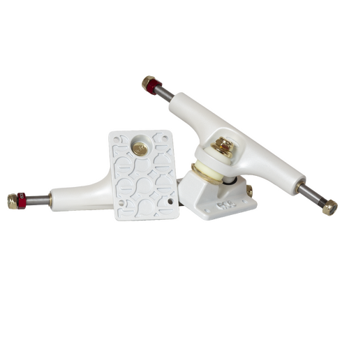 Ace Trucks AF1 Satin White with Gold Hardware alternate image