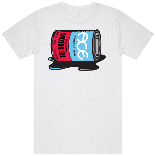 Ace Tee Oil Spill White