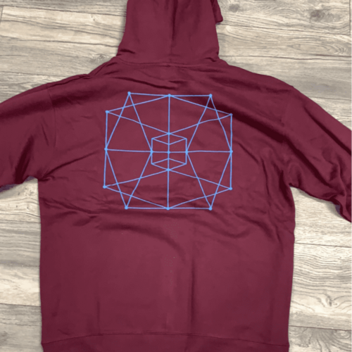 Scumco Hoodie Maroon Euclid