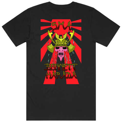 SMA Tee Bennett Harada Samurai  Black