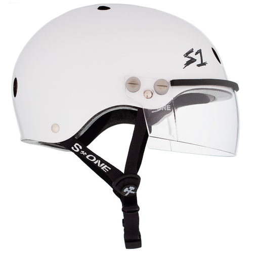 S-One Helmet Lifer Visor White Gloss