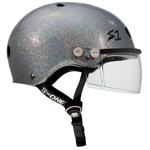 S-One Helmet Lifer Visor Silver Glitter