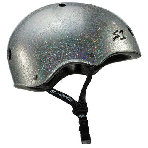 S-One Helmet Mega Lifer Silver Glitter