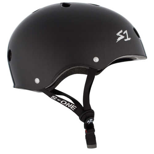 S-One Helmet Mega Lifer Black Gloss