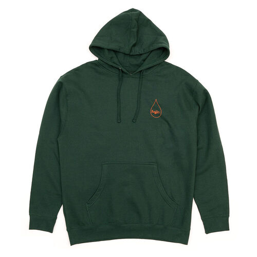 Traffic x Color Hoodie Drop Forest Green