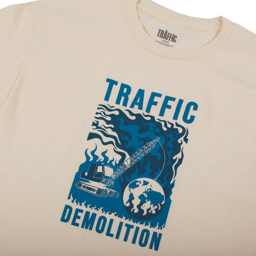 Traffic Tee Demolition Cream