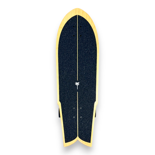 WoodDetail Surfskate Complete 10.25 X 32.5 Lacanau Acid Blue