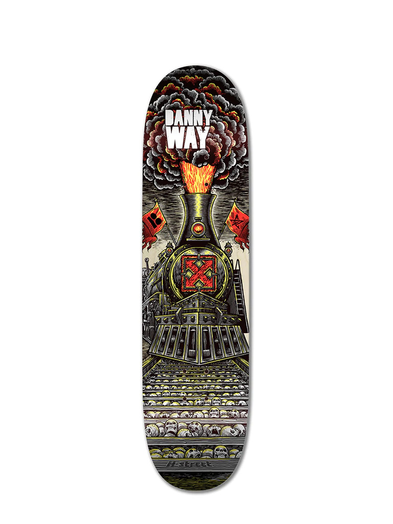 H-Street Deck 8.5 Heavy Metal Train/Danny Way - H-Street Skateboards