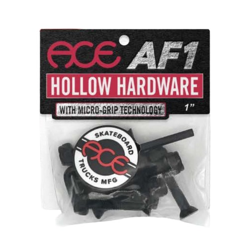 Ace AF1 Hollow Bolts w/Grippers Allen Black
