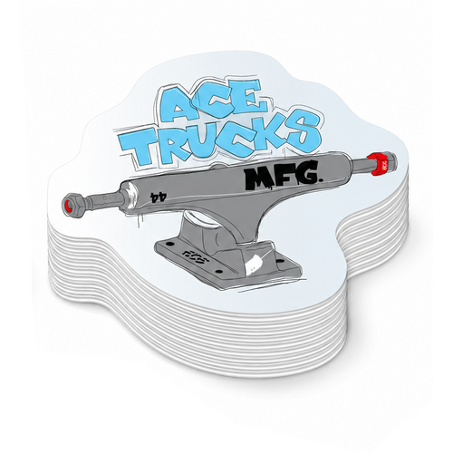 Ace Sticker 3.5" Sketch