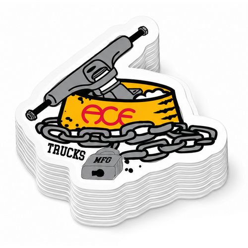 Ace Sticker 3" Dawg Bowl