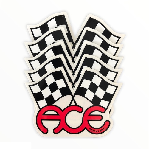 Ace Sticker 5 Pack 4.75" Flags (5 Pack)