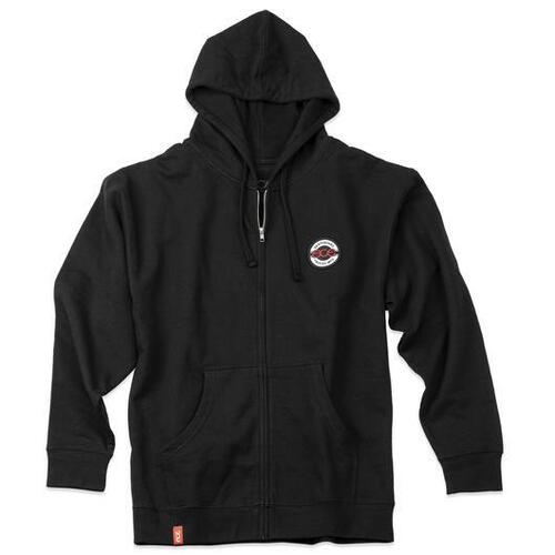 Ace Hoodie (S) Seal Patched Black
