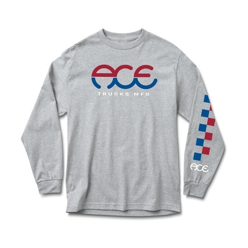 Ace LS Tee (S) Split Heather