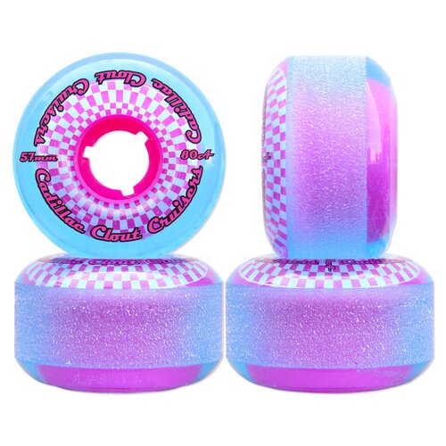 Cadillac Wheels Clout Cruisers 57mm 80a Blue/Pink