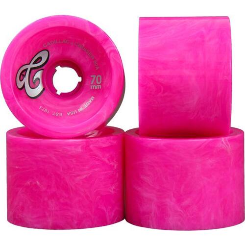 Cadillac Wheels Cruisers Pink Marble 70mm 80a
