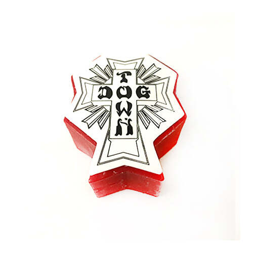 Dogtown Wax Cross Logo Red