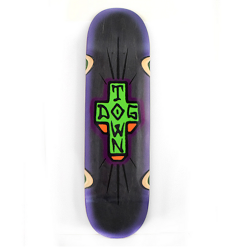 Dogtown Deck 9.0 Spray Cross Loose Trucks Assorted Stains/Purple Fade