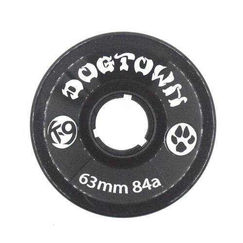 Dogtown K-9 Wheels 63mm (84a) Premium Clear Black