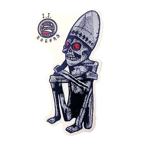 Dogtown Sticker 3.75" JJ Rogers God Of Death