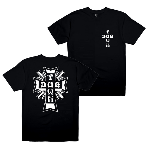 Dogtown Kids/Youth Tee Mono Cross Logo Black