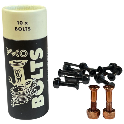 DSCO Bolts 1 Inch 8 x Black 2 x Rose Gold
