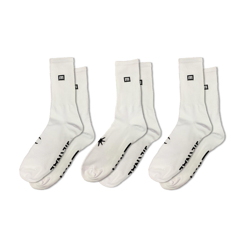 Eternal Socks 3 Pack (2-6) White