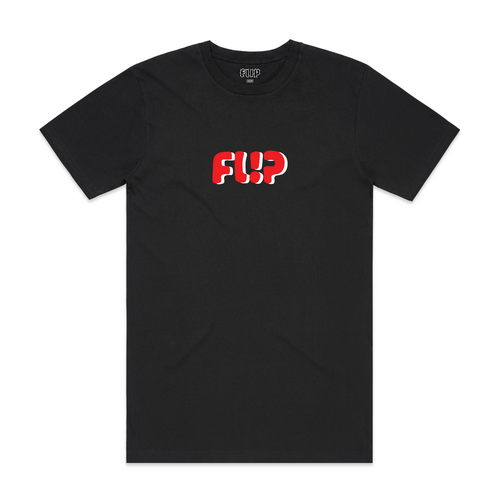 Flip Tee Bubble Black