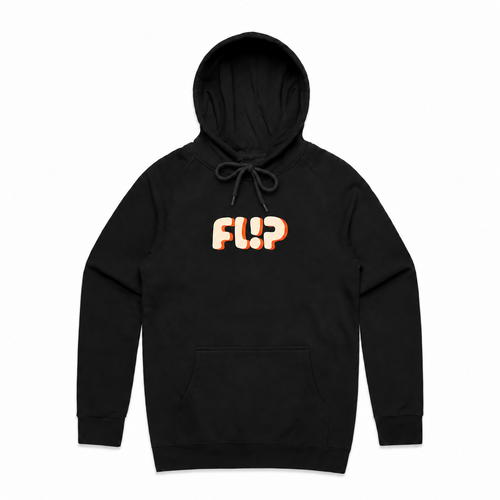 Flip Hoodie Bubble Black