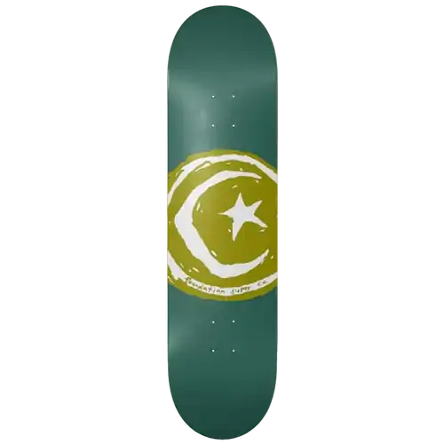 Foundation Deck 8.25 Star &amp; Moon Green