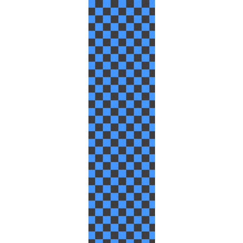 Fruity Griptape (9"x33") Black/Lt Blue Checkers Single Sheet