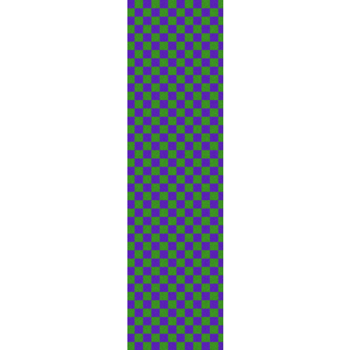 Fruity Griptape (9"x33") Purple/Green Checkers Single Sheet