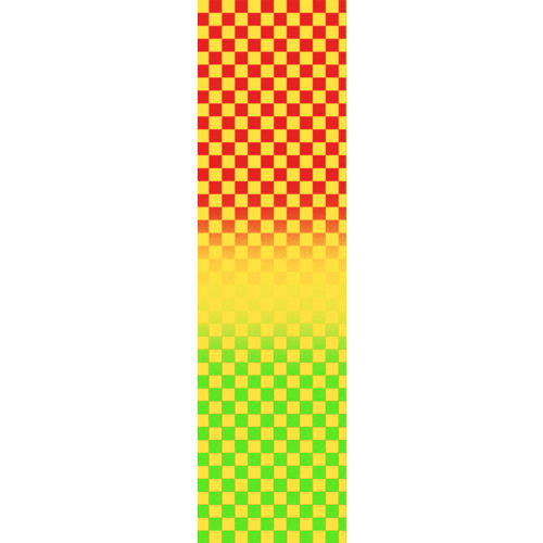 Fruity Griptape (9"x33") Rasta Checkers Single Sheet