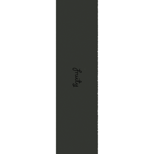 Fruity Griptape (9"x33") Dirty Uranium w/ Black Logo (Glow in the Dark) Single Sheet