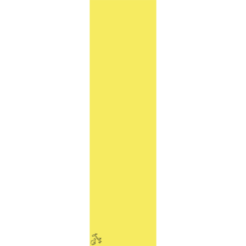 Fruity Griptape (9"x33") Pastel Yellow Single Sheet