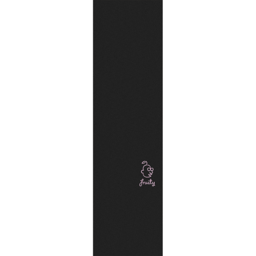 Fruity Griptape (9"x33") Black/Baby Pink Logo Single Sheet