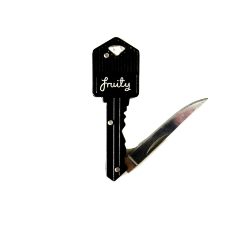 Fruity Keyring/Knife Black