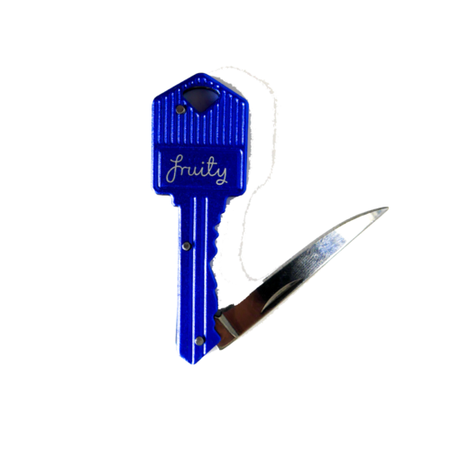 Fruity Keyring/Knife Blue
