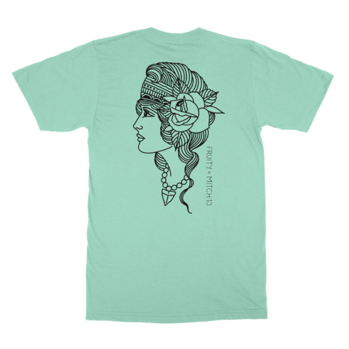 Fruity Tee (M) Mitch 13 Aqua