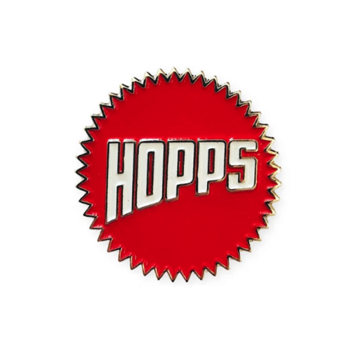 Hopps Enamel Pin Sun Logo