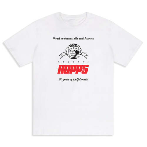 Hopps x Daptone Records Tee 20 Years White