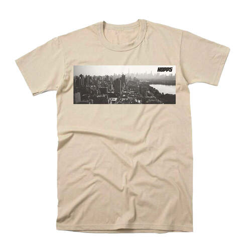 Hopps Tee NYC Skyline Sand