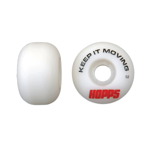 Hopps Wheels 52mm Keep It Moving White