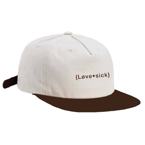 Lovesick Hat Logo White/Brown
