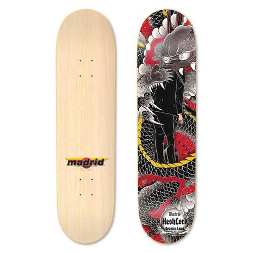 Madrid Deck Heshlord Wings Red/Yellow 7.75