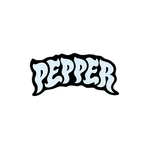 Pepper Sticker 3.5 Logo Black Outline
